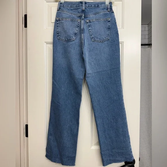 Topshop Classic Blue Wide Leg Jeans - Picture 4 of 4